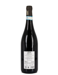 Weinkeller Hohenbrunn: Bild einer Weinflasche von hinten mit Etikett vom Weingut Corte Gardoni mit Bardolino Le Fontane DOC