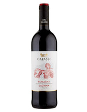 Laden Sie das Bild in den Galerie-Viewer, Weinkeller Hohenbrunn: Weinflasche mit Etikett von Galassi Vini mit Romagna Cagnina Dolce DOC von vorne