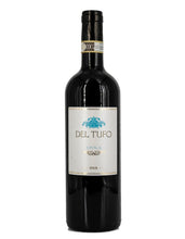 Laden Sie das Bild in den Galerie-Viewer, Weinkeller Hohenbrunn:  Weinflasche mit Etikett von vorne mit Dolcetto Spina DOCG vom Weingut Del Tufo