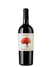 Laden Sie das Bild in den Galerie-Viewer, Weinkeller Hohenbrunn präsentiert eine Weinflasche mit Etikett von der Azienda Agricola Inama mit Carmenere Carminium Colli Berici D.O.C. von vorne.