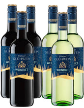 Laden Sie das Bild in den Galerie-Viewer, Der Weinkeller Hohenbrunn präsentiert je drei Flaschen Winzerglühwein Rot und Weiss der Manufaktur Weinbiet aus der Pfalz.