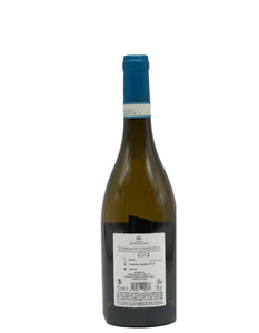 Weinkeller Hohenbrunn: Bild einer Weinflasche von hinten mit Etikett der Tenuta Antonini mit Trebbiano d`Abbruzzo DOC