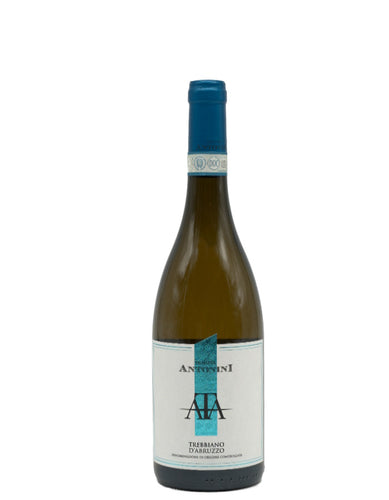 Weinkeller Hohenbrunn: Bild einer Weinflasche von vorne mit Etikett der Tenuta Antonini mit Trebbiano d`Abbruzzo DOC