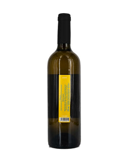Weinkeller Hohenbrunn: Bild einer Weinflasche von hinten mit Etikett vom Weingut Antonutti mit Friulano DOC