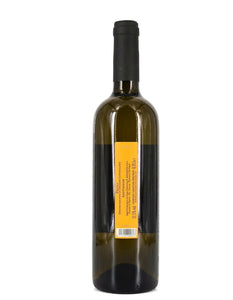 Weinkeller Hohenbrunn: Bild einer Weinflasche von hinten mit Etikett von  Antonutti mit Sauvignon Blanc DOC DOC