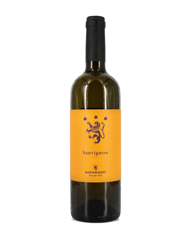 Weinkeller Hohenbrunn: Bild einer Weinflasche von vorne mit Etikett von  Antonutti mit Sauvignon Blanc DOC DOC