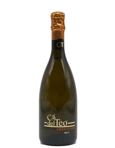 Weinkeller Hohenbrunn: Weinflasche mit Etikett von Fugaro`s Linea Ca` del Teo Mit Prosecco Bianco Spumante Brut von vorne