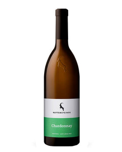 Weinkeller Hohenbrunn: Weinflasche mit Etikett vom Weingut Rottensteiner mit Chardonnay DOC