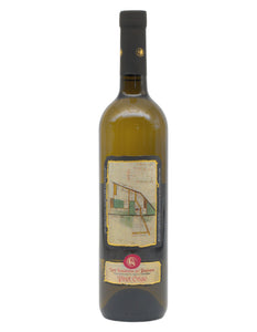 Weinkeller Hohenbrunn: Weinflasche mit Etikett von vorne von der Cantina Conselve mit Pinot Grigio " Linea Corti Benedettine" DOC