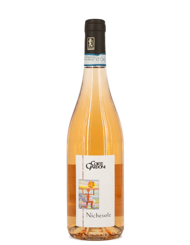 Weinkeller Hohenbrunn: Bild einer Weinflasche von vorne mit Etikett vom Weingut Corte Gardoni mit Bardolino Chiaretto DOC
