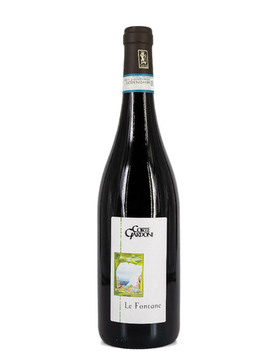 Weinkeller Hohenbrunn: Bild einer Weinflasche von vorne mit Etikett vom Weingut Corte Gardoni mit Bardolino Le Fontane DOC