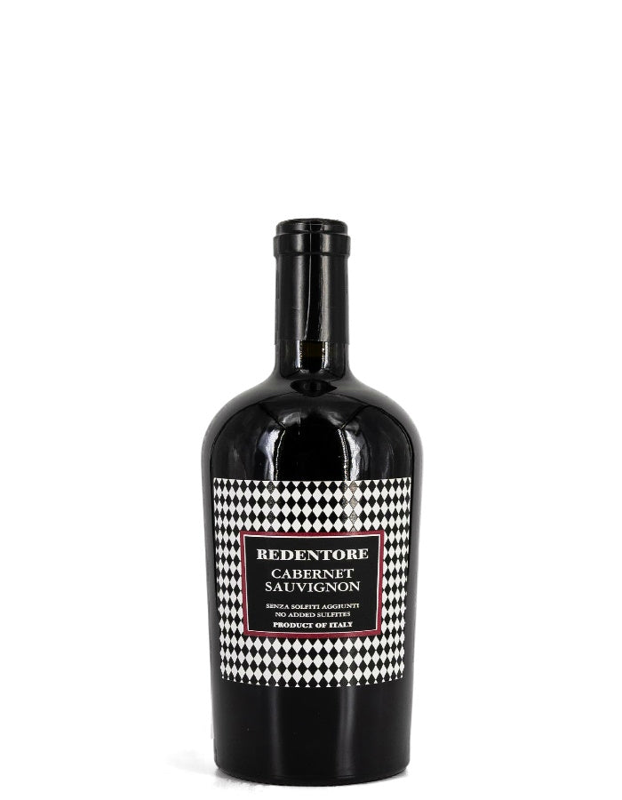 Weinkeller Hohenbrunn: Bild einer Weinflasche von vorne mit Etikett von De Stefani mit Redentore Cabernet Sauvignon IGT