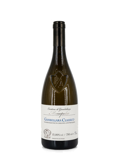 Weinkeller Hohenbrunn: Bild einer Weinflasche von vorne mit Etikett von Cantina di Gambellara mit Gambellara Classico D.O.C. 