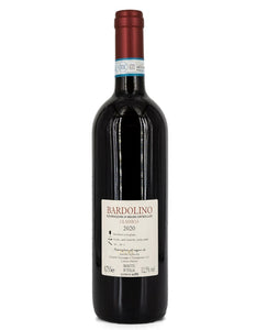 Weinkeller Hohenbrunn: Flaschenbild von hinten vom Weingut Le Brognole am Gardasee mit Bardolino Classico DOC