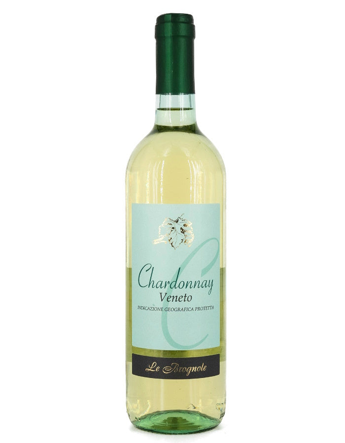 Weinkeller Hohenbrunn: Flaschenbild von vorne vom Weingut Le Brognole am Gardasee mit Chardonnay IGT Veneto