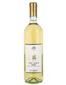 Weinkeller Hohenbrunn: Weinflasche von vorne vom Weingut Le Brognole am Gardasee mit Pinot Grigio del Garda DOC