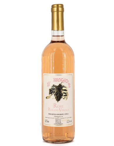 Weinkeller Hohenbrunn: Flaschenbild von vorne vom Weingut Le Brognole am Gardasee mit Rosé Rosato IGT Veneto