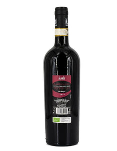 Weinkeller Hohenbrunn: Bild einer Weinflasche von hinten mit Etikett von  der Cantina Le Tende mit Bardolino Classico Superiore DOC