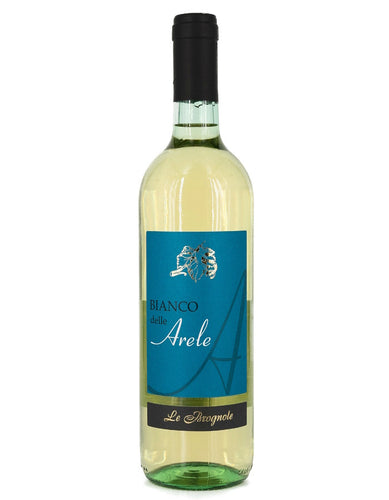 Weinkeller Hohenbrunn: Flaschenbild von vorne vom Weingut Le Brognole am Gardasee mit Bianco delle Arele IGT