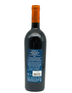 Weinkeller Hohenbrunn: Bild einer Weinflasche von vorne  mit Etikett von der Masseria Borgo dei Trulli mit Negroamaro Liala