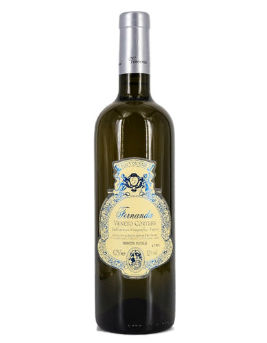 Weinkeller Hohenbrunn: Weinflaschenbild von vorne mit Etikett von F.Ille Vincenzi mit Fernanda Cortese IGT