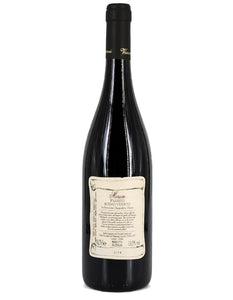 Weinkeller Hohenbrunn: Weinflasche von hinten mit Etikett von F.Illi Vincenz mit iMerum Passito Rosso Veneto IGT