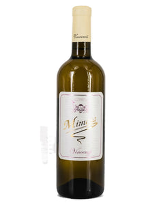 Weinkeller Hohenbrunn: Weinflasche von vorne mit Etikett vom Weingut F.Illi Vincenz mit Mimosa Moscato Veneto IGT
