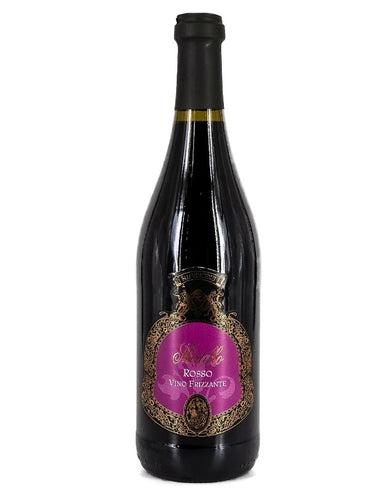 Weinkeller Hohenbrunn: Bild einer Weinflasche von vorne  mit Etikett vom Weingut F.Ile Vincenzi mit Mirtillo Vino Rosso Frizzante IGT