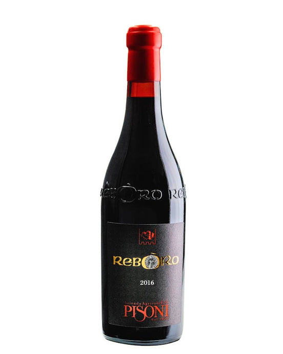 Der Weinkeller Hohenbrunn präsentiert eine Weinflasche vom Weingut Azienda Fratelli Pisoni aus dem Trentino mit Rebo Reboro IGT.