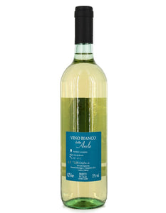 Weinkeller Hohenbrunn: Flaschenbild von hinten vom Weingut Le Brognole am Gardasee mit Vino Bianco delle Arele IGT