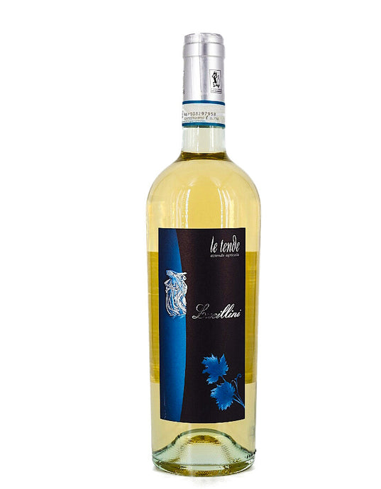 Weinkeller Hohenbrunn: Bild einer Weinflasche von vorne mit Etikett von  der Cantina Le Tende mit Pinot Grigio Lucillini D.O.C