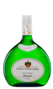 Weinkeller Hohenbrunn: Bocksbeutelflasche vom Weingut Hans Wirsching mit Iphöfer Silvaner