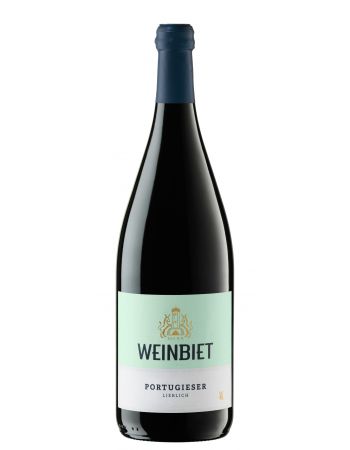 Weinkeller Hohenbrunn empfielt von den Winzern Weinbiet / Pfalz: Portugieser Lieblich - Qualitätswein im Liter