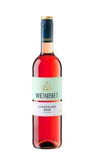 WeinkellerHohenbrunn empfielt von der WG Weinbiet in der Pfalz: Dornfelder Rosé Trocken - Qualitätswein