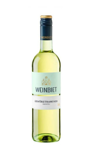 Weinkeller Hohenbrunn empfielt von der WG Weinbiet in der Pfalz: Gewürztraminer Fruchtig - Qualitätswein 