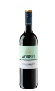 Weinkeller Hohenbrunn empfielt von der WG Weinbiet in der Pfalz: Spätburgunder Halbtrocken - Qualitätswein
