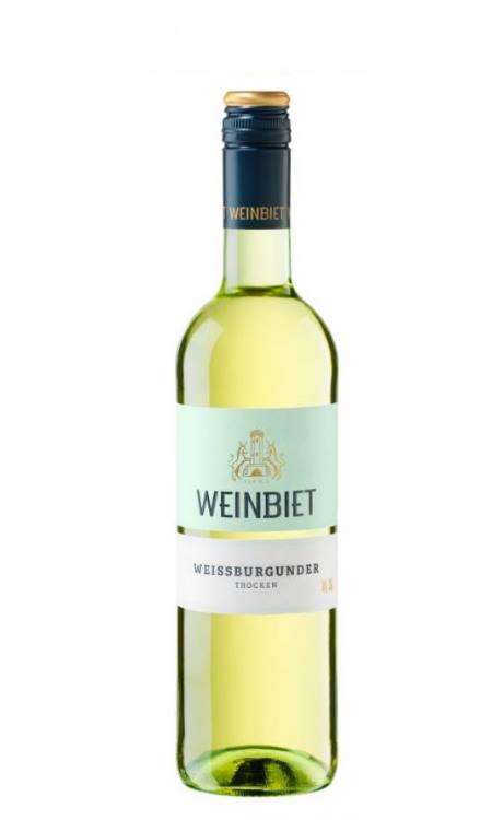 Weinkeller Hohenbrunn empfielt von der WG Weinbiet in der Pfalz: Weissburgunder Trocken - Qualitätswein
